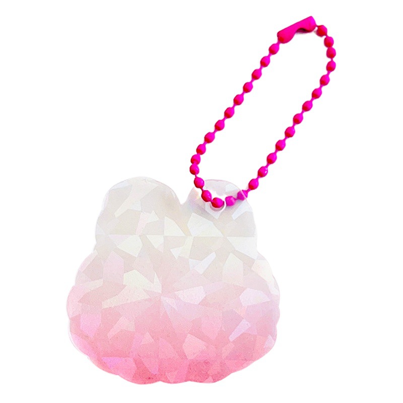 Colorful DIY Gupan Gugu Keychain Creative Acrylic Piece Homemade Peripheral Idol Keychain Pendant Guka