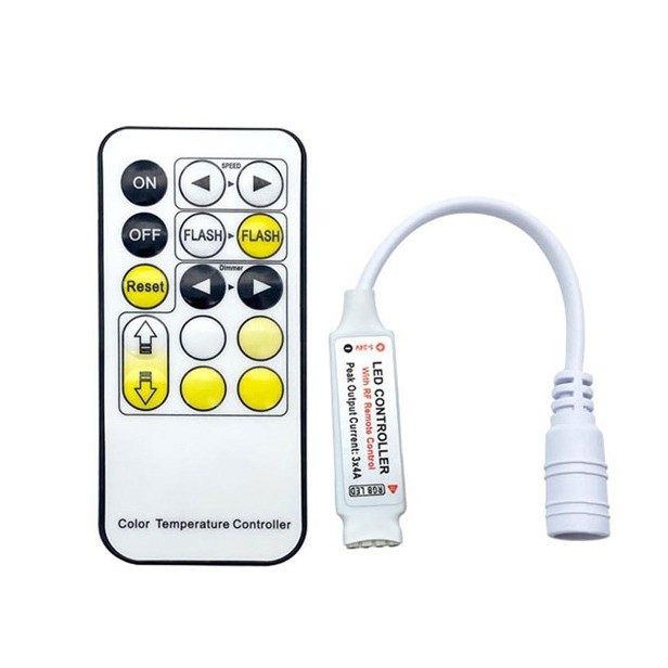 Rf Dual-Color Temperature Lamp with Controller for Adjusting Brightness and Color Temperature, Light Painting Night Light, Bedside Decorative Painting with Wireless Remote Control