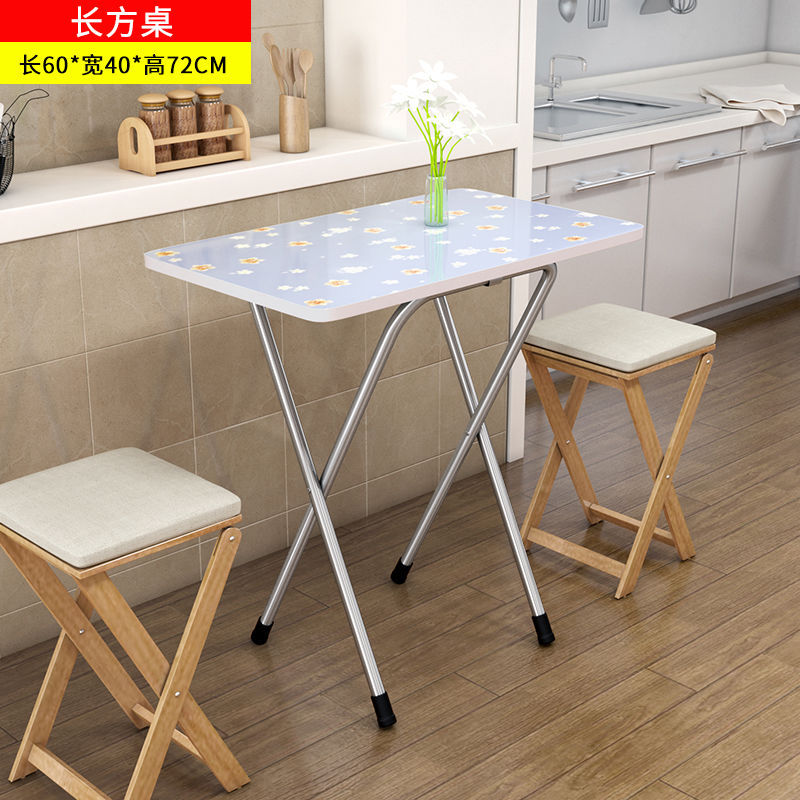 Picture of Wholesale Folding Table Dining Table Home Small Dining Table Portable Outdoor Folding Stalling Table Square Dormitory Simple