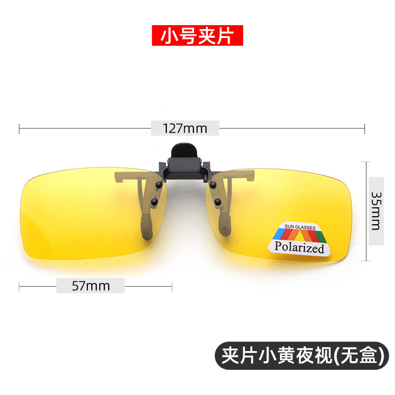 Picture of Sunglasses Clip-On Sunglasses Polarized Clip-On Driving Driver Trendy Clip-On Polarized Glasses for Men and Women Night Vision