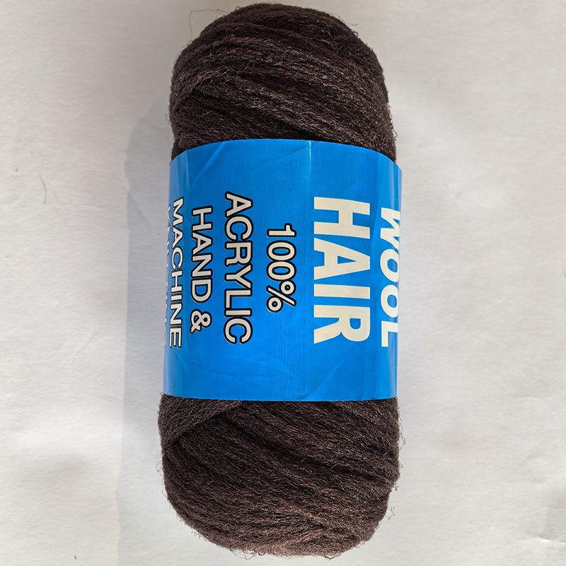 Picture of Brazil wool hair African Wig Line Dirty Braid Hair Silk Dirty Braid Silk Large Braid Super Light Hair Silk
