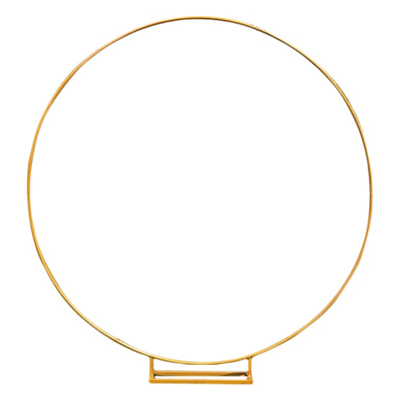 25 new wedding props wrought iron circle arch background single rod flower door outdoor wedding shelf foreign trade cross-border