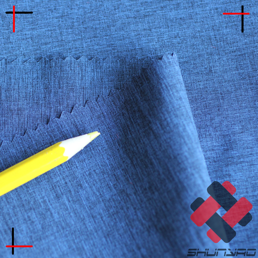 Shunyao Two-Tone Snowflake Woven Four-Way Stretch Cationic Polyester Four-Way Stretch Fabric