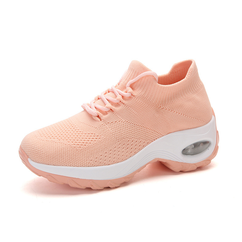 Picture of Cross-Border Hot Style Large Size Women's Shoes Air Cushion Fly Woven Casual Shoes Slip-On Shoes Fashion Rocking Shoes Quanzhou Sports Shoes