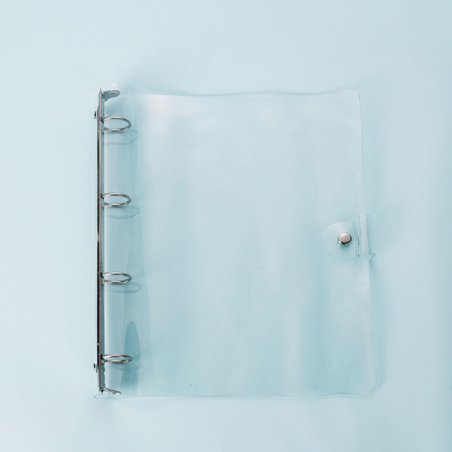 Picture of Spot Loose-Leaf Book Shell Notebook Simple Pvc Hand Ledger A5A6A4A7B5 Notepad Transparent Loose-Leaf Book