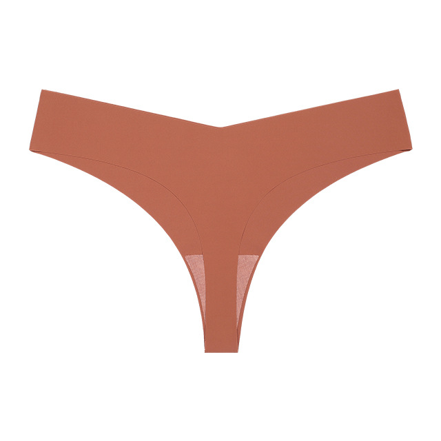 Picture of European and American Cross-border Pregnant Women's plus size Traceless Women's Underwear Class A Ice Silk Breathable Sports Low Waist Naked Briefs for Women