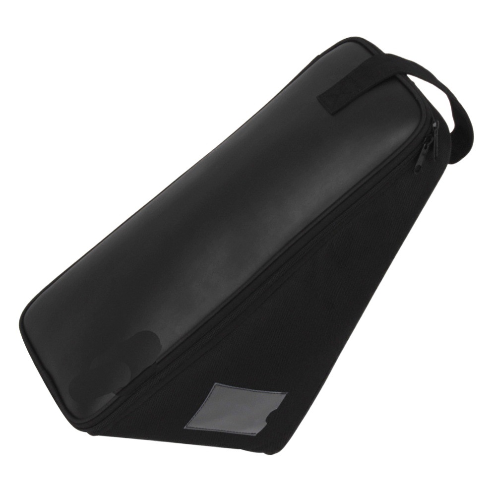 Drum Kit Jazz Drum Single Step Bag Hammer Bag Black Leather Durable Percussion Instrument Single Step Accessories Storage Bag