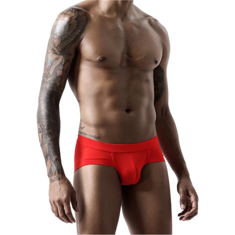 New Men's Underwear U Convex Bag Modal Sexy Comfortable Briefs Large Size Low Waist Sports Pants