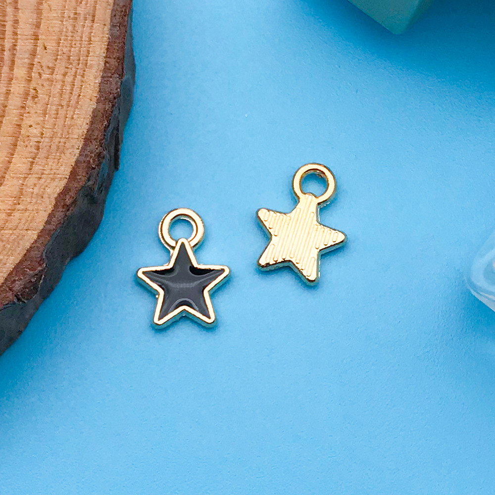 Picture of Mix 30 Color Cartoon Creative Drop Oil Jewelry Zinc Alloy Pendant DIY Earrings Necklace Pendant Jewelry Accessories