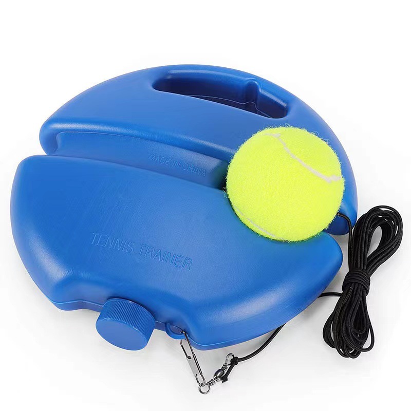Tennis trainer, single-person tennis training set, trainer base, high rebound cable, tennis rope, wear-resistant tennis ball