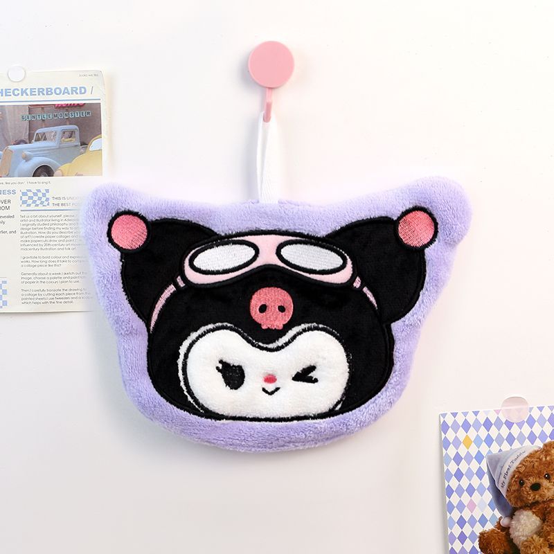 Picture of Cartoon Cute Hanging Hand Towel Soft Absorbent Thickened Hair-free Toilet Kitchen Handkerchief Children's Hand Cloth