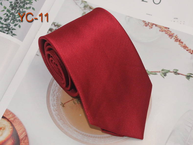 Picture of Business Casual Men's Tie Polyester Silk Twill Black Red Suit Accessories 8cm Hand Tie Solid Color Tie