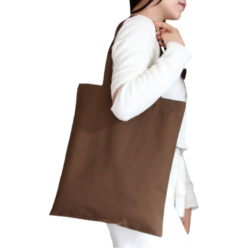 Canvas bag custom logo wholesale spot canvas bag custom portable cotton blank shopping cotton bag diy