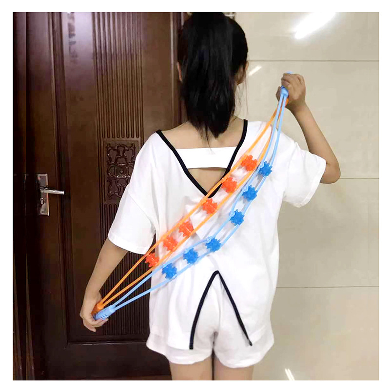 Roller type backstretch massager household multifunctional abdomen waist leg back massage massage wheel