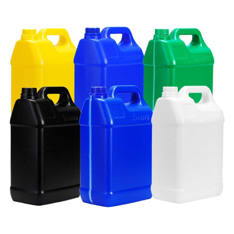 5L Plastic Barrel Industrial Food Grade Hdpe Acid and Alkali Resistant Disinfectant Barrel New Material 5 Liter Flavor Barrel