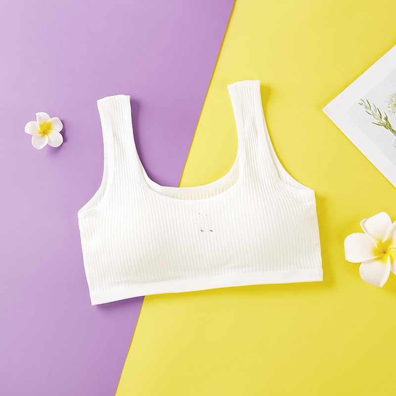 Picture of Girl's underwear development period student girl's high school student underwear pure cotton vest girl's junior high school student underwear