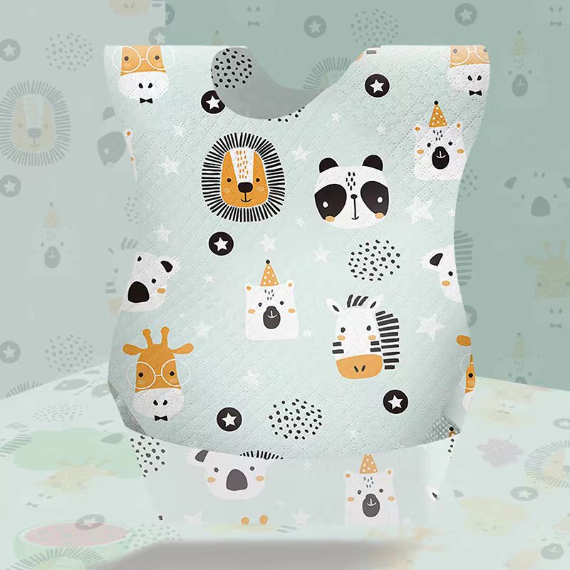 Picture of Disposable Placemat in stock Wholesale Children's Baby Tablecloth Waterproof Oil-proof Disposable Portable Dining Table Mat