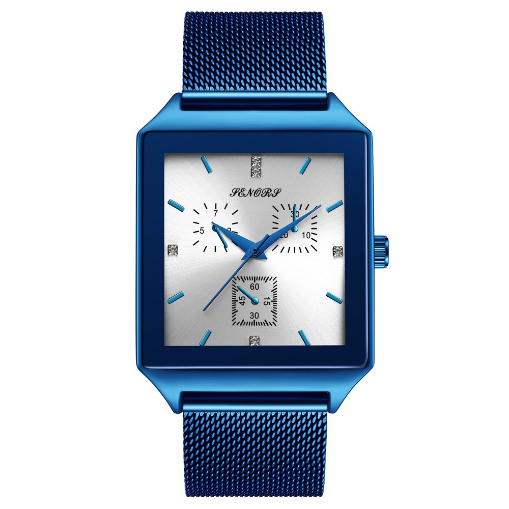 24 New Cross-Border E-Commerce Watches 130 Trendyy Steel Mesh Quartz Watch Men's Watch Manufacturers Spot Wholesale