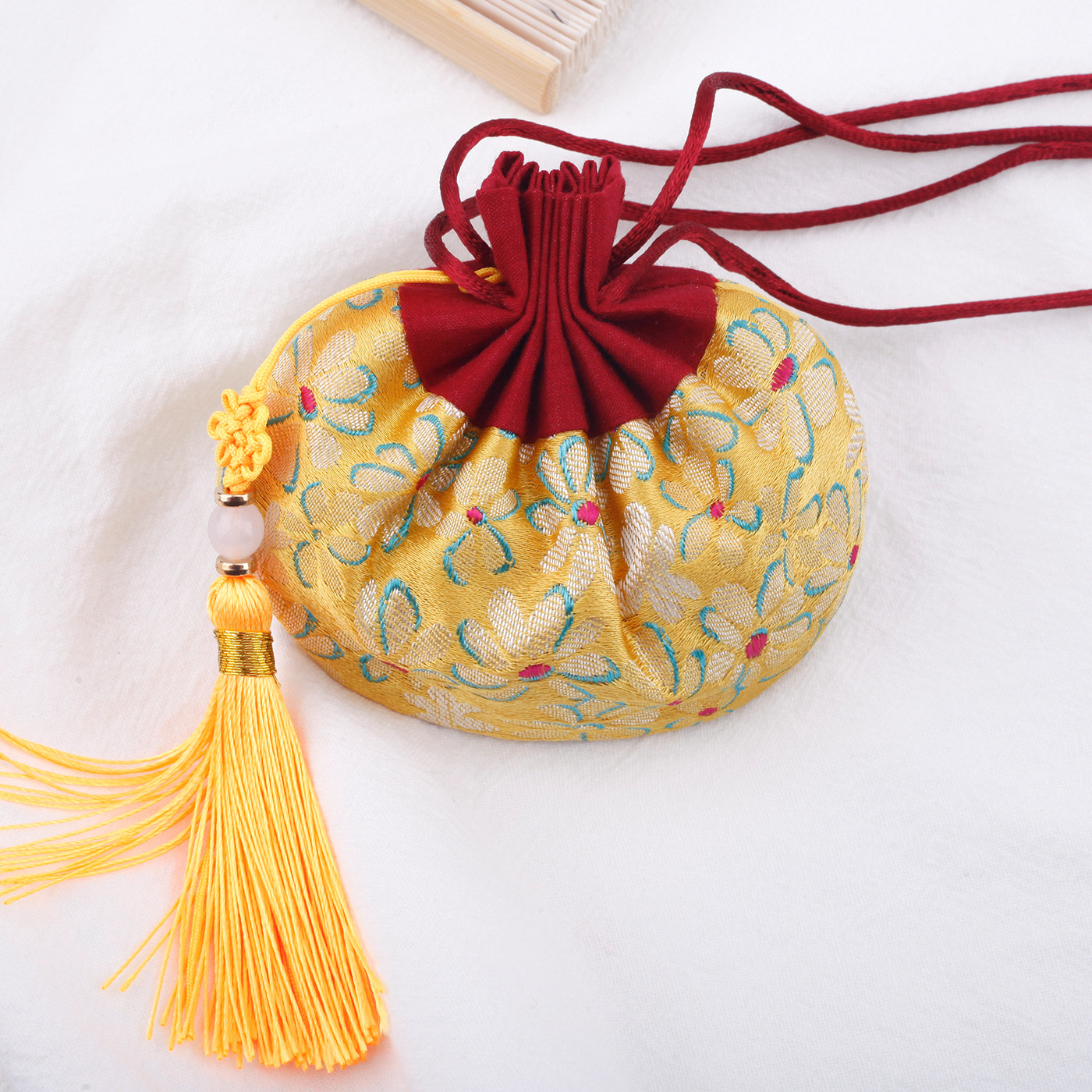 Picture of Carry-on antique sachet sachet empty bag Dragon Boat Festival Wormwood sachet Chinese style purse Hanfu accessories manufacturers
