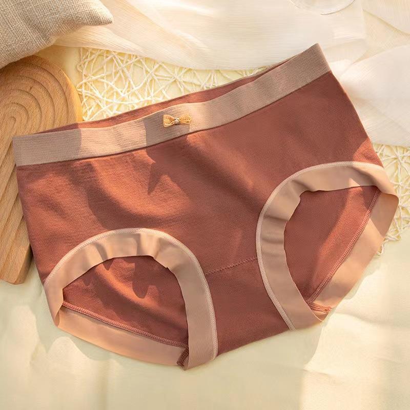 Picture of Lady 2.0 silk moisturizing pants mid-waist antibacterial bottom crotch seamless comfortable breathable women's briefs