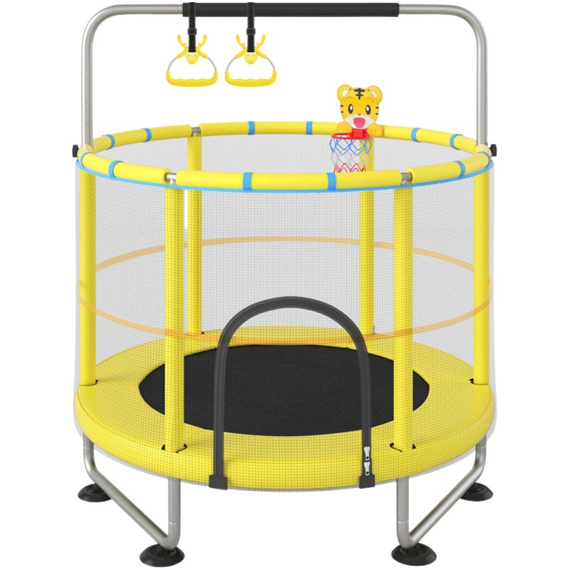 Trampoline Home Children's Indoor Baby's Bouncing Bed Kids Adult Fitness Belt Mesh Home Toy Jumping Bed