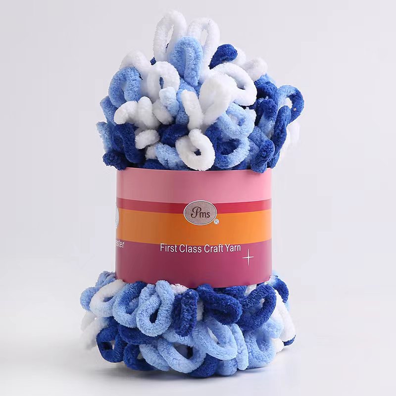 Picture of Loop Yarn Ear Yarn Medium-Thick Yarn for Hand Knitting DIY Pillows, Blankets, Scarves, Ice Yarn in Stock Wholesale