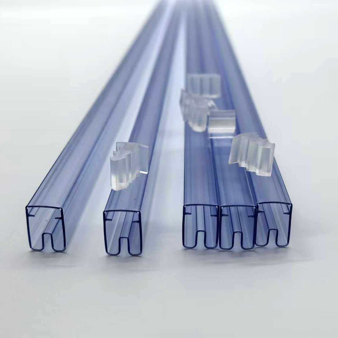 Picture of Ic Material Tube Transparent Packaging Tube Connector Anti-Static Tube Transparent Tube Shenzhen Factory Electronic Components Plastic