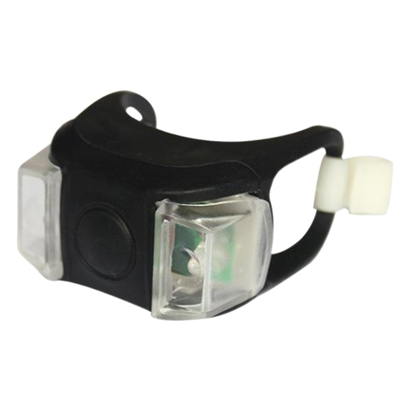 Bicycle Silicone Frog Light Mountain Bike Safety Warning Light Six Generation Portable 2LED Tail Light Night Riding Safety Tail Light