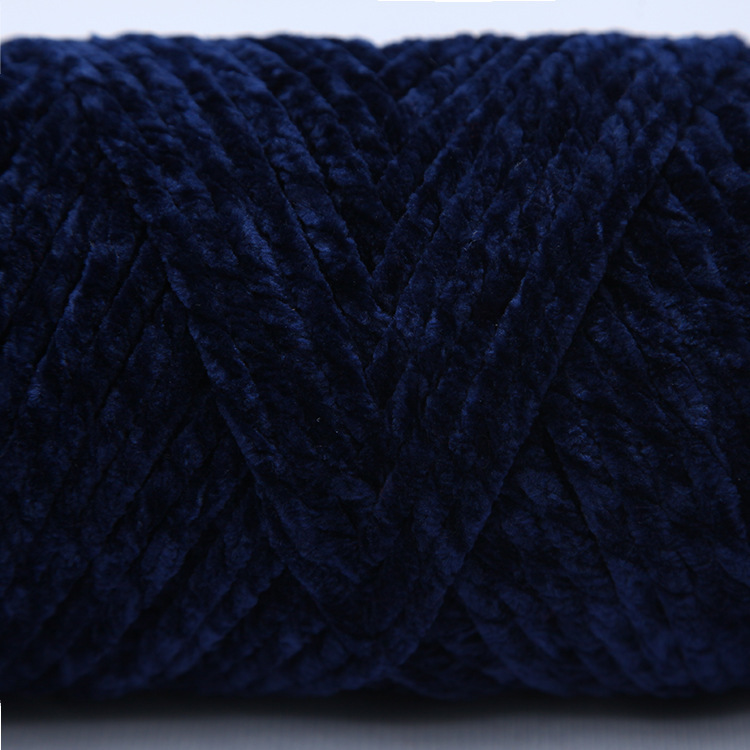 Picture of 3 Strands of Chenille Velvet Yarn for Crocheting Shoes, Thick Yarn for Autumn and Winter DIY Handmade Knitting, Scarf Yarn, Pure Handmade Knitting