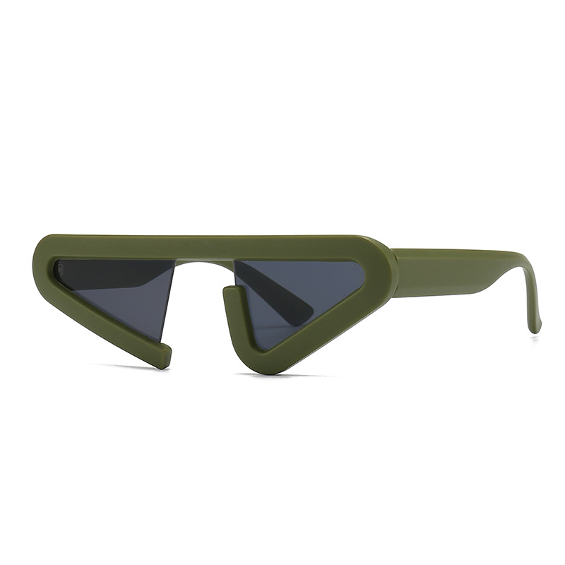 Picture of 083 Personality Funny Cross-border Narrow Three-legged Sunglasses Women's Trendy Street Photoshoot Cat's Eye Sunglasses Men