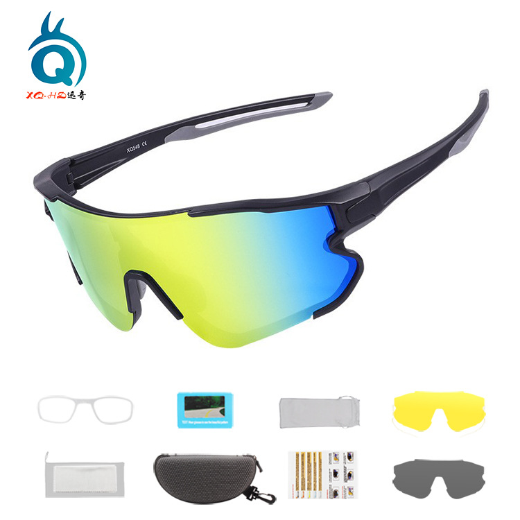 Picture of European and American Outdoor Cycling Glasses for Men and Women Running Sports Eye Protection Myopia Anti-Uv Bicycle Polarized Glasses Wholesale