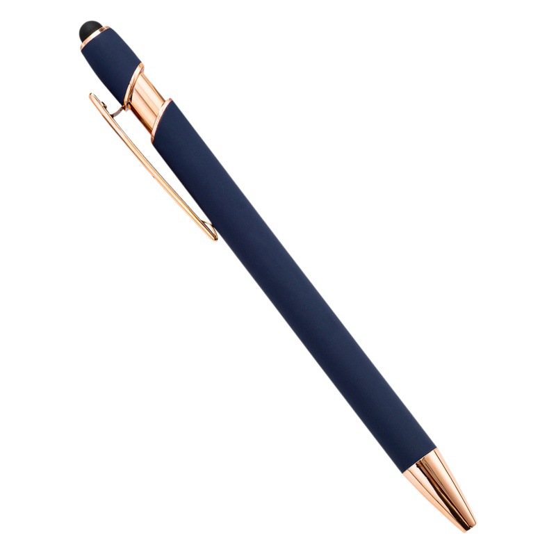 Multifunctional Capacitor Ballpoint Pen Press Metal Pen Business Oil Pen Printable logo Press Aluminum Rod Touch Screen Pen