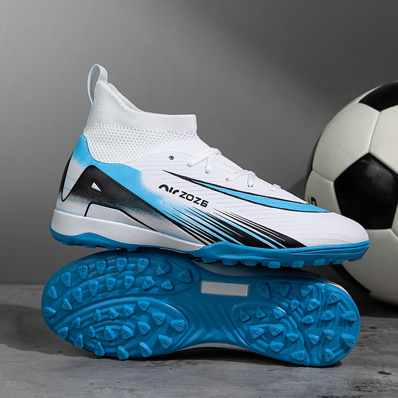 Cross-border new high-top AG spikes TF crushed nails outdoor grass training adults, children and adolescents competition soccer boots