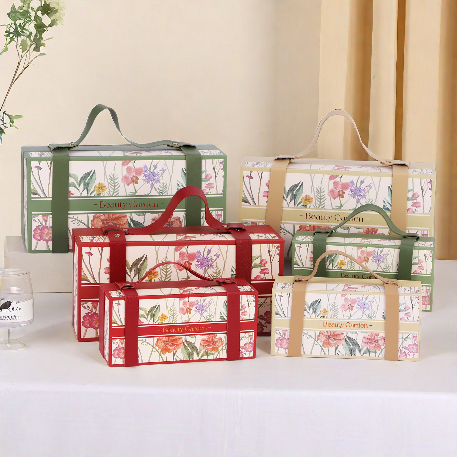 French Manor Hand-held Gift Box Wedding Wedding Gift Box 2024 Candy Box Tanabata Birthday Gift Box