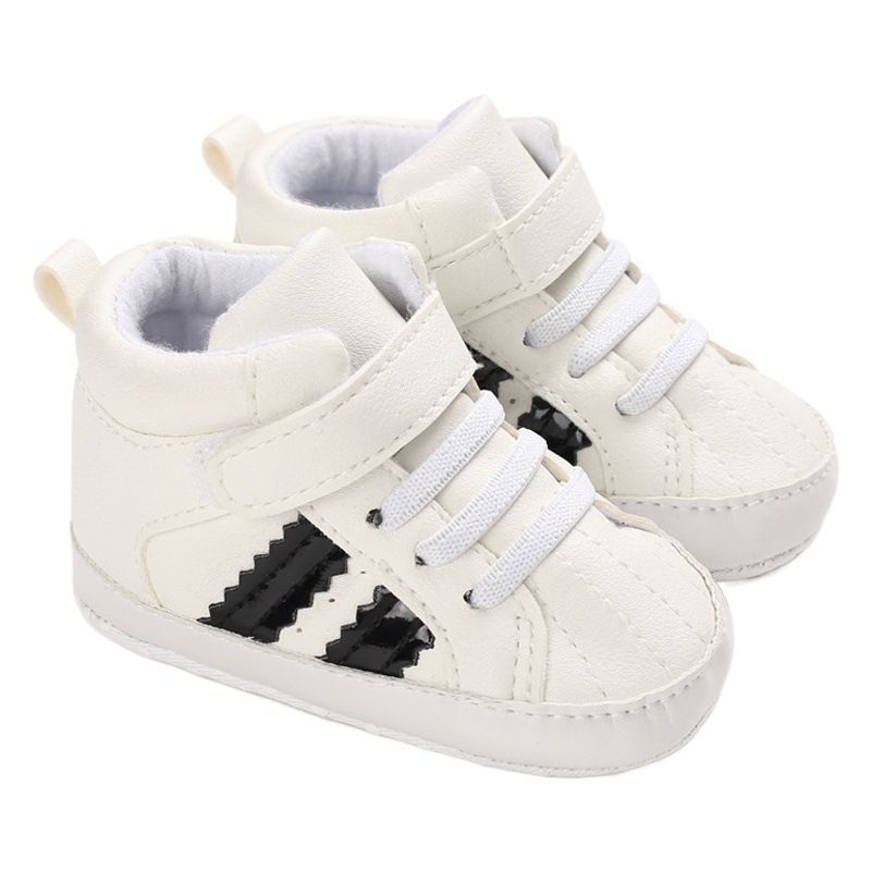 0-1 years old toddler shoes baby shoes spring and autumn cross-border popular baby shoes high-top casual non-slip soft bottom sneaker