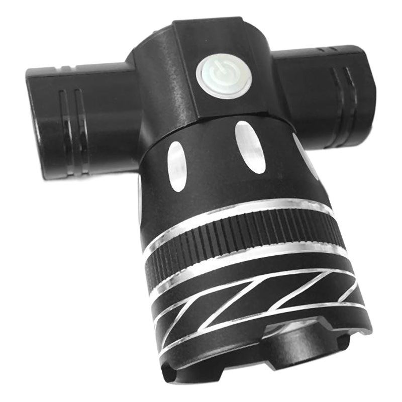 Bicycle T6 headlight USB charging eBay flashlight mountain can rotate 360 degrees riding night warning light