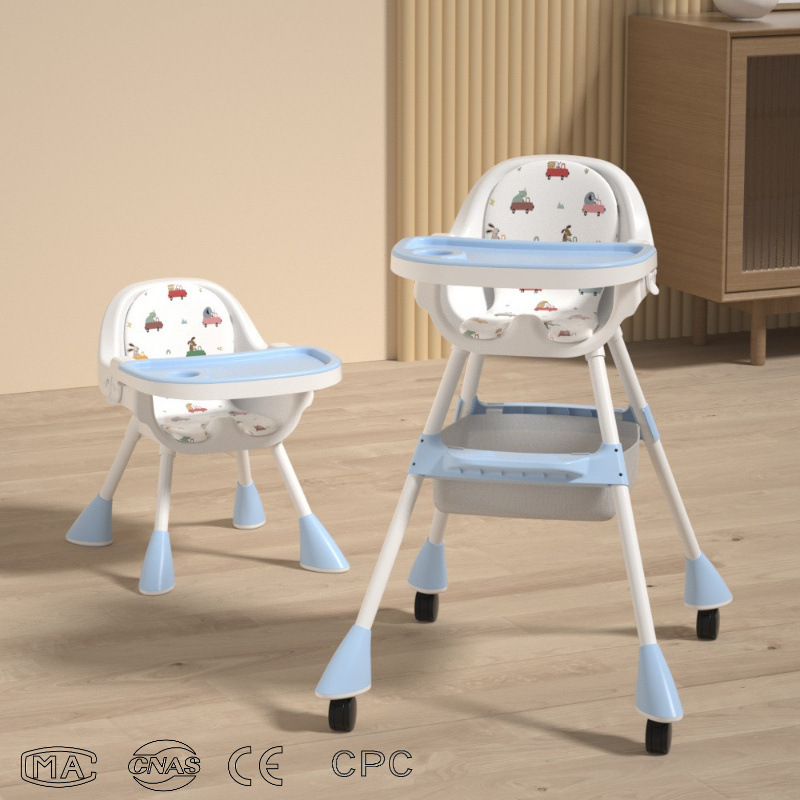 Large Baby Dining Chair Children's Dining Chair Multifunctional Foldable Portable Baby Chair Dining Table Chair