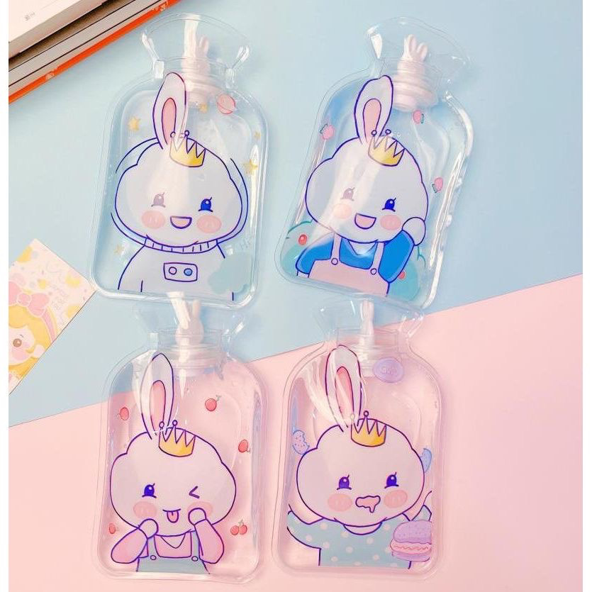 Picture of Water-Filled Hot Water Bottle, Thickened Transparent Pvc Hand Warmer, Water-Filled Hand Warmer, Hot Compress for Bloating, Wholesale, Cute and Portable