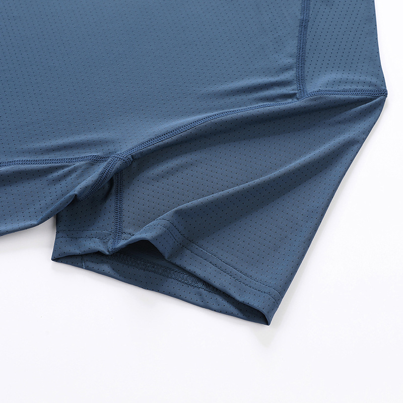 Picture of Short-sleeved Men's New Quick-drying T-shirt Men's Summer New Ice Silk Breathable Top Running Fitness Loose Sports Clothes