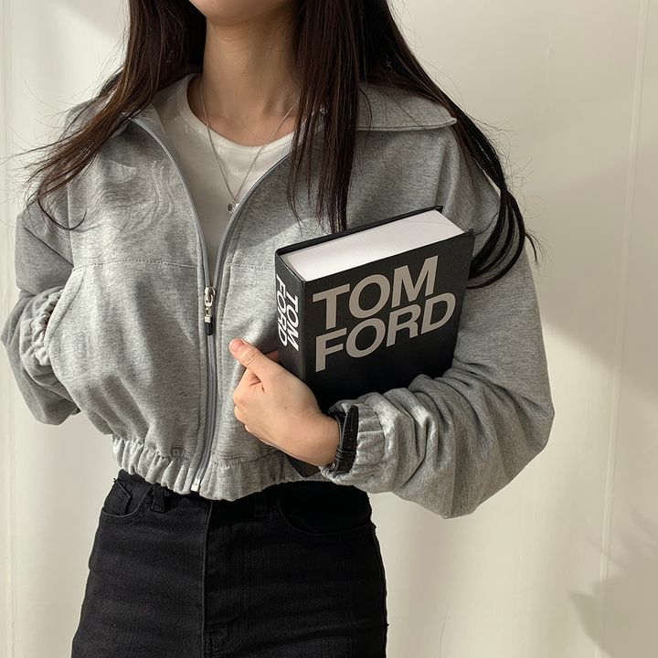 Picture of ins Super Hot Zipper Cardigan Sweatshirt Women's Spring Autumn and Winter Thin Coat Korean Fashionable Student Loose Fleece-lined Top
