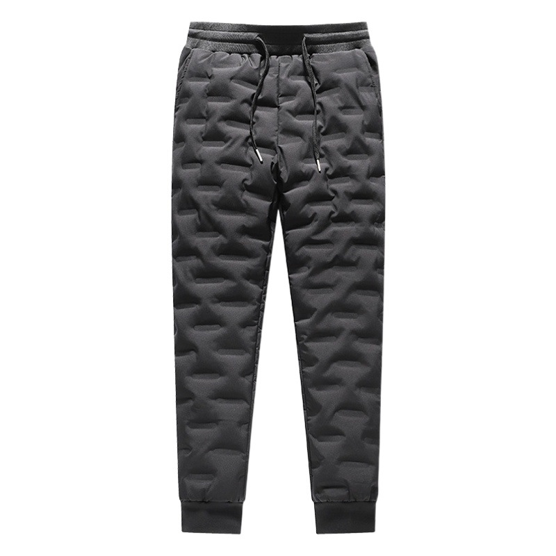 Winter Couple's Down Pants Loose Men's Sports Pants Warm Casual Pants 90% White Duck Down Pants for Women
