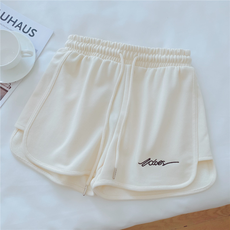 Picture of Cotton Sports Shorts for Women 2025 Summer Loose Outer Wear Home Pajamas High Waist Casual Wide Leg Yoga Hot Pants Trendy