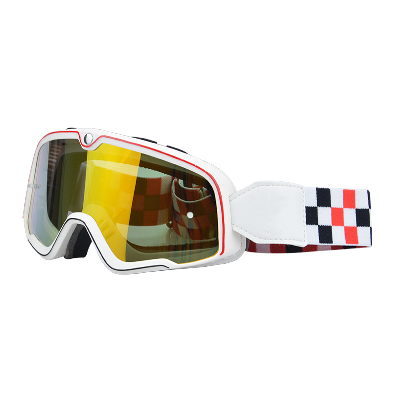 Picture of Anroer's New Wholesale Motorcycle Goggles Uv Retro Goggles Windproof and Dustproof Helmet Glasses # 8067