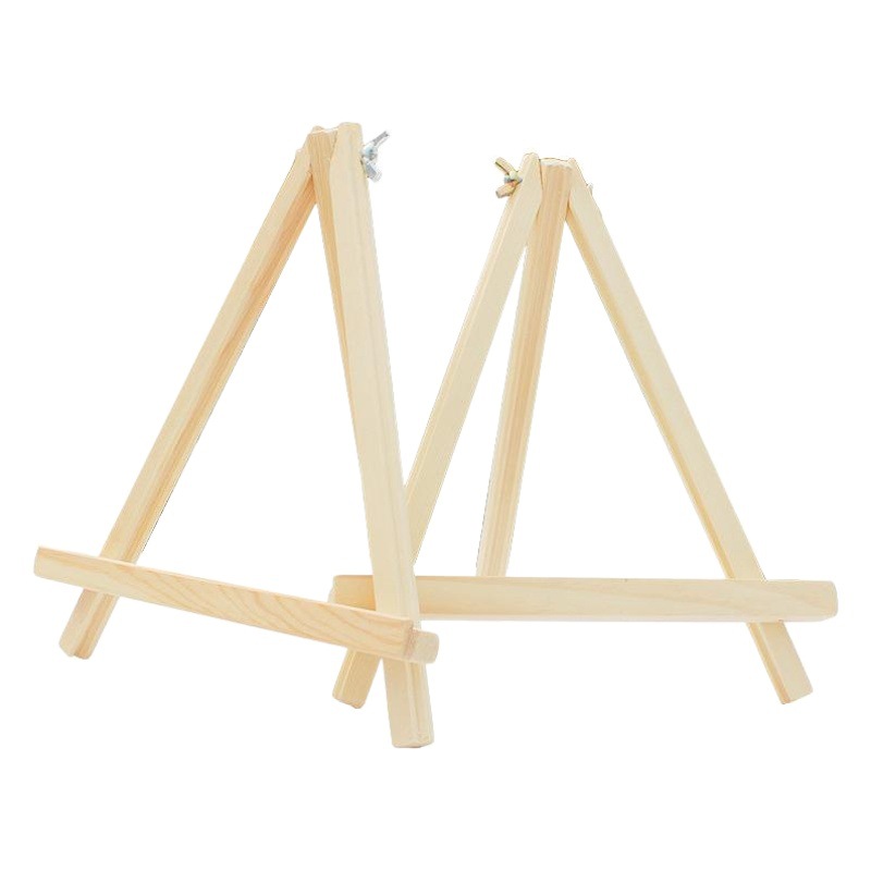 Wholesale Kids Mini Easel Kids Activity Wooden Desktop Pine Easel Decorative Tripod Easel