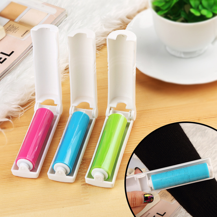 Small Foldable Washable Hair Sticker Portable Clothing Pet Hair Remover Carpet Bed Sheet Brush