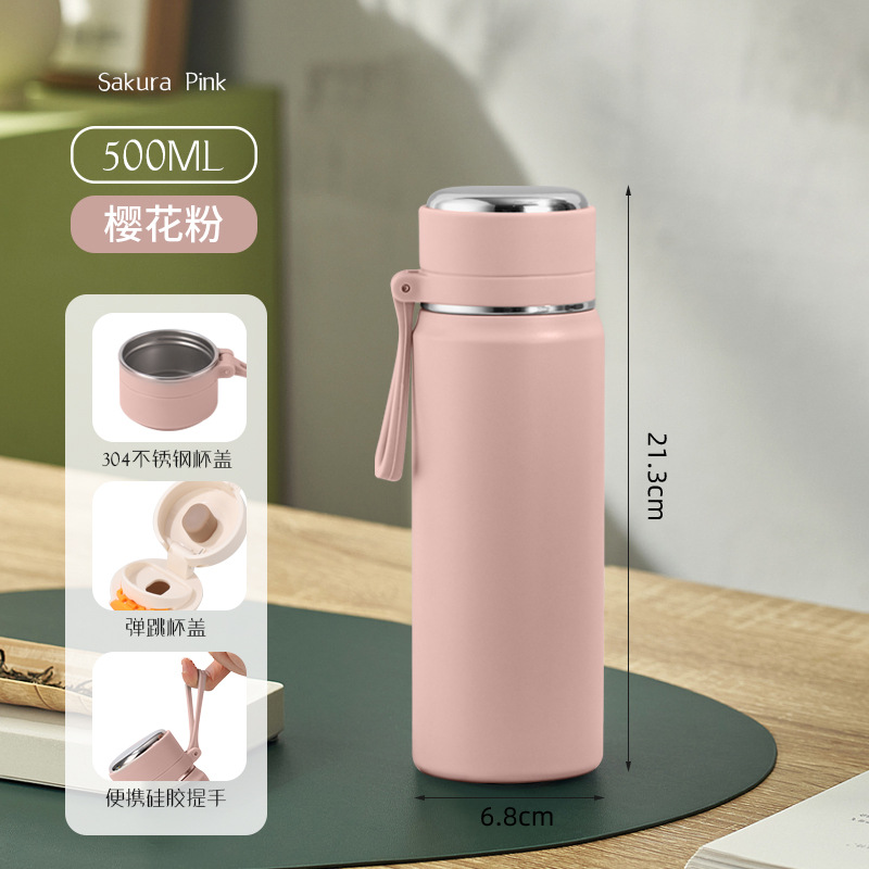 Picture of Wholesale Insulated Cups, Simple and Stylish 316 Stainless Steel Water Cups, Vacuum Bullet-Shaped Portable Large-Capacity Tea Cups
