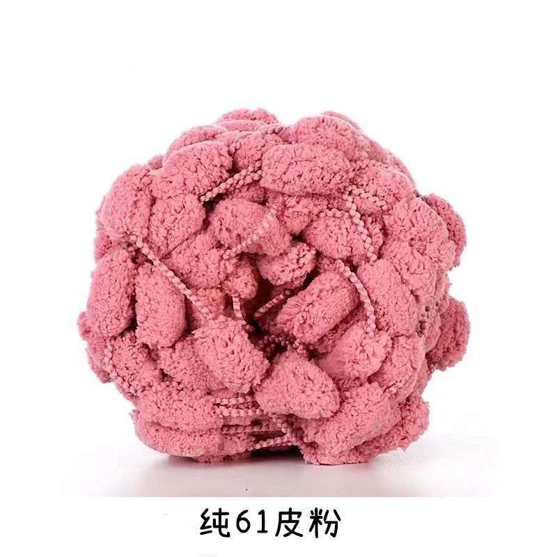 Picture of Ball ball ball ball pearl line Sangzi line 130g handmade DIY sofa cushion floor mat thick ball ball line wholesale
