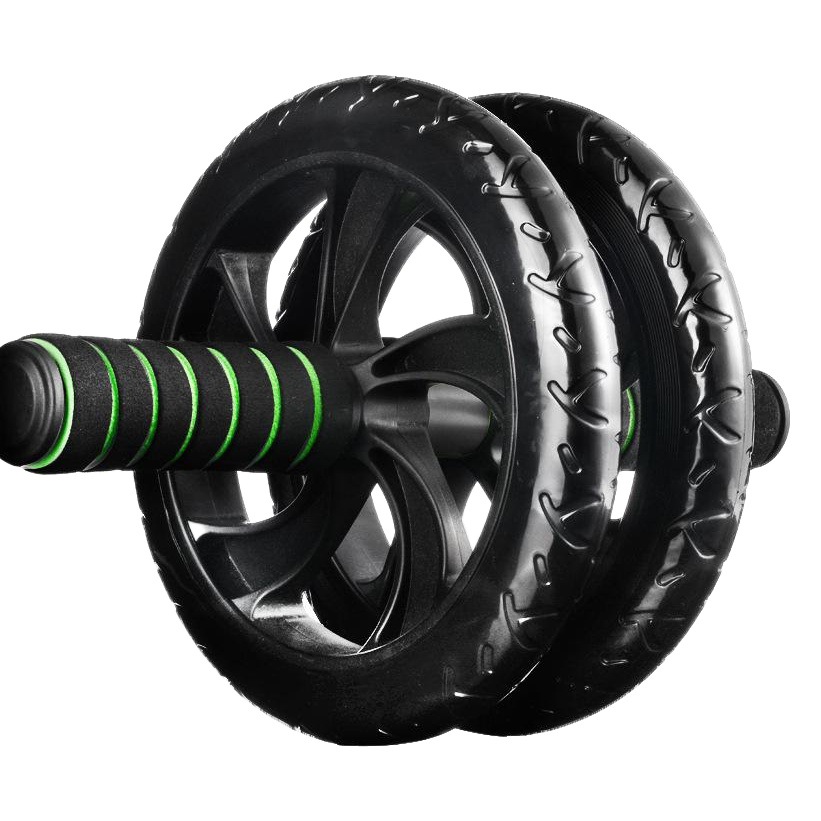 Two-wheel abdominal fitness equipment giant wheel abdominal fitness equipment rolling pulley exercise abdominal muscle wheel manufacturers direct approval