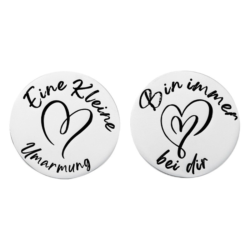 Cross-border hot selling stainless steel decision coin commemorative coin double-sided laser lithographic graphic stainless steel gift gift