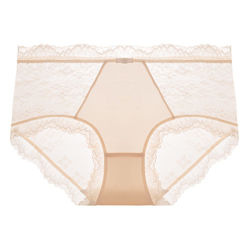 Panties ladies waist thin sexy lace breathable comfortable lactic acid bacteria cotton crotch panties women wholesale